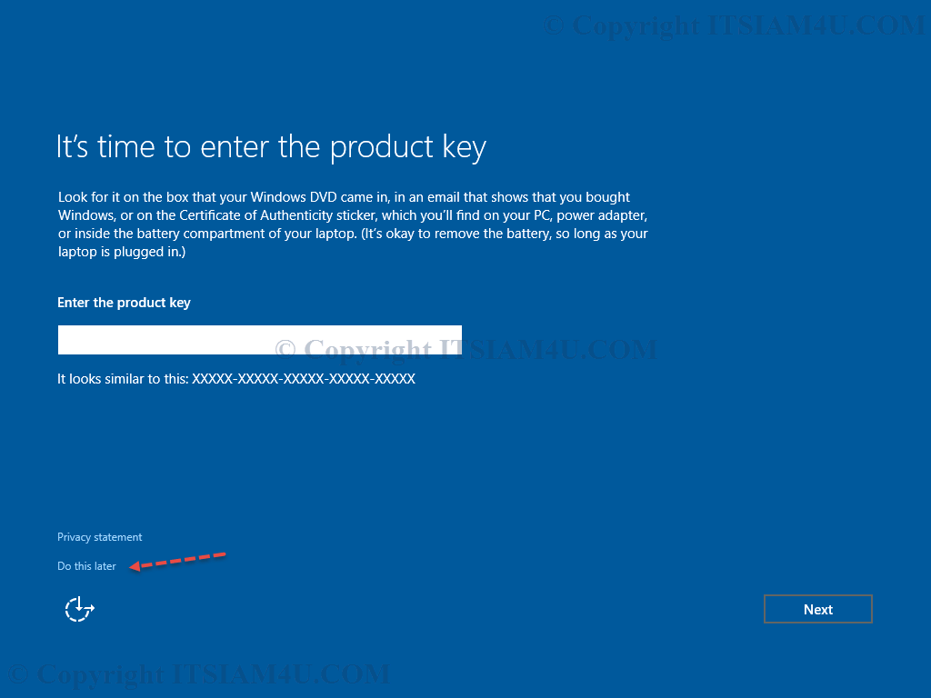 รูปภาพที่ 9 วิธีลง Windows 10