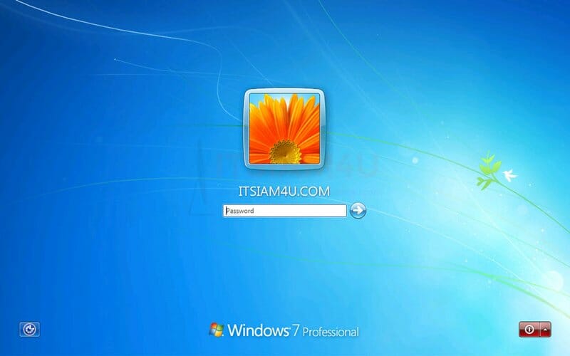 การตั้ง Password ให้ User Account ใน Windows 7 - Itsiam4U.Com