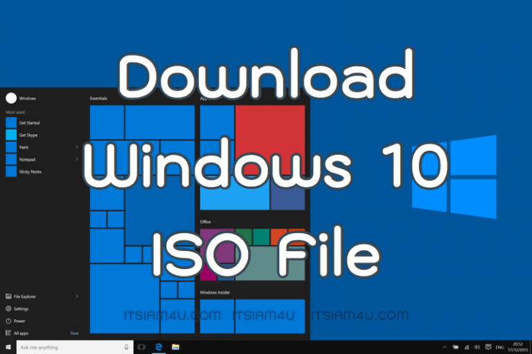 ดาวน์โหลด Windows 10 ต้นฉบับล่าสุดจากเว็บ Microsoft ตรงฟรี